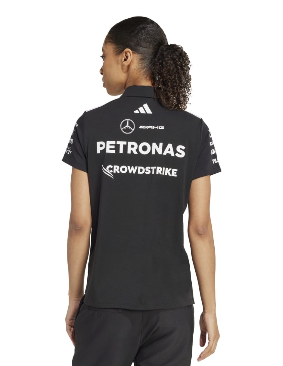 Playera manga corta ADIDAS Motorsport Dc Brackley cuello polo para mujer