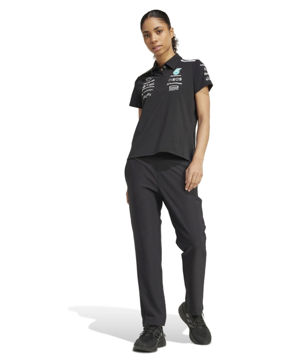 Playera manga corta Adidas Motorsport Dc Brackley cuello polo para mujer