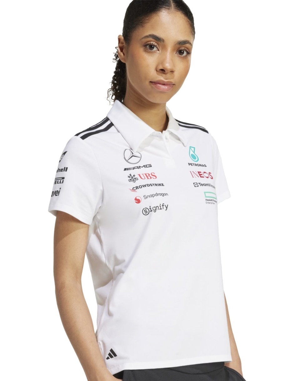 Playera manga corta Dc Brackley cuello polo para mujer 10