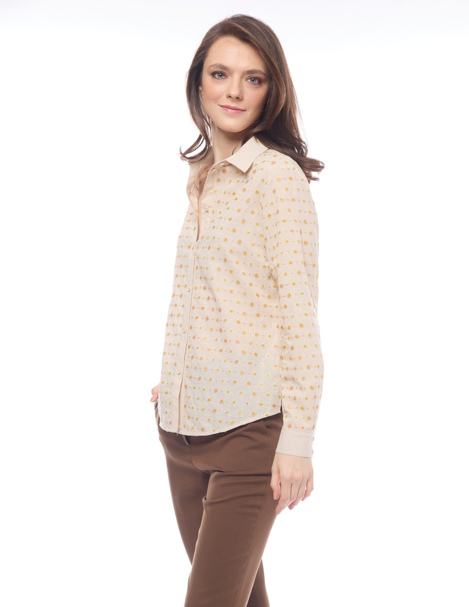 Blusa Morethanangels manga larga para mujer