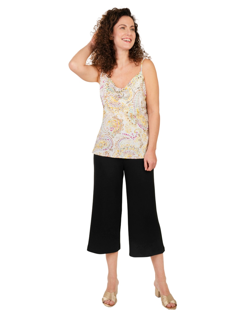 Blusa sin manga para mujer
