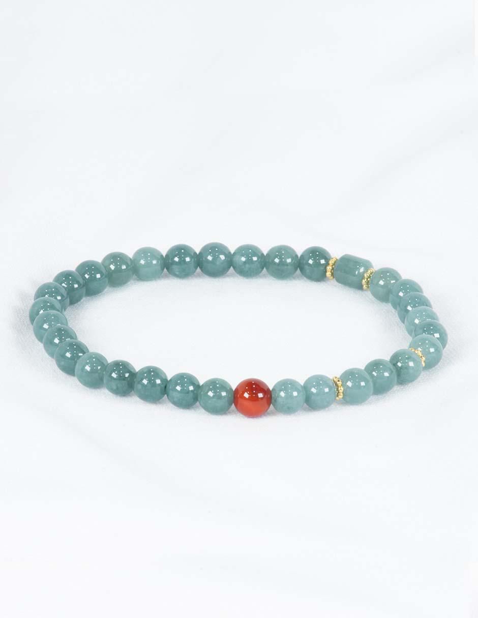 Pulsera con jade Nanijang Armonía acabado pulido 2