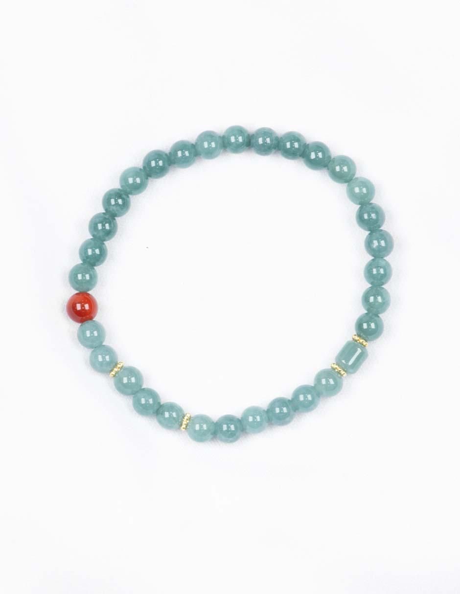 Pulsera con jade Nanijang Armonía acabado pulido 3
