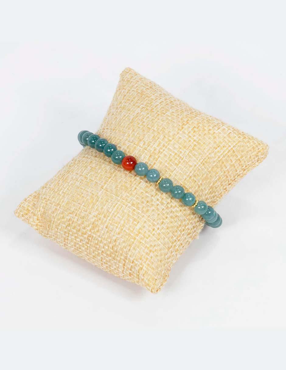 Pulsera con jade Nanijang Armonía acabado pulido 4