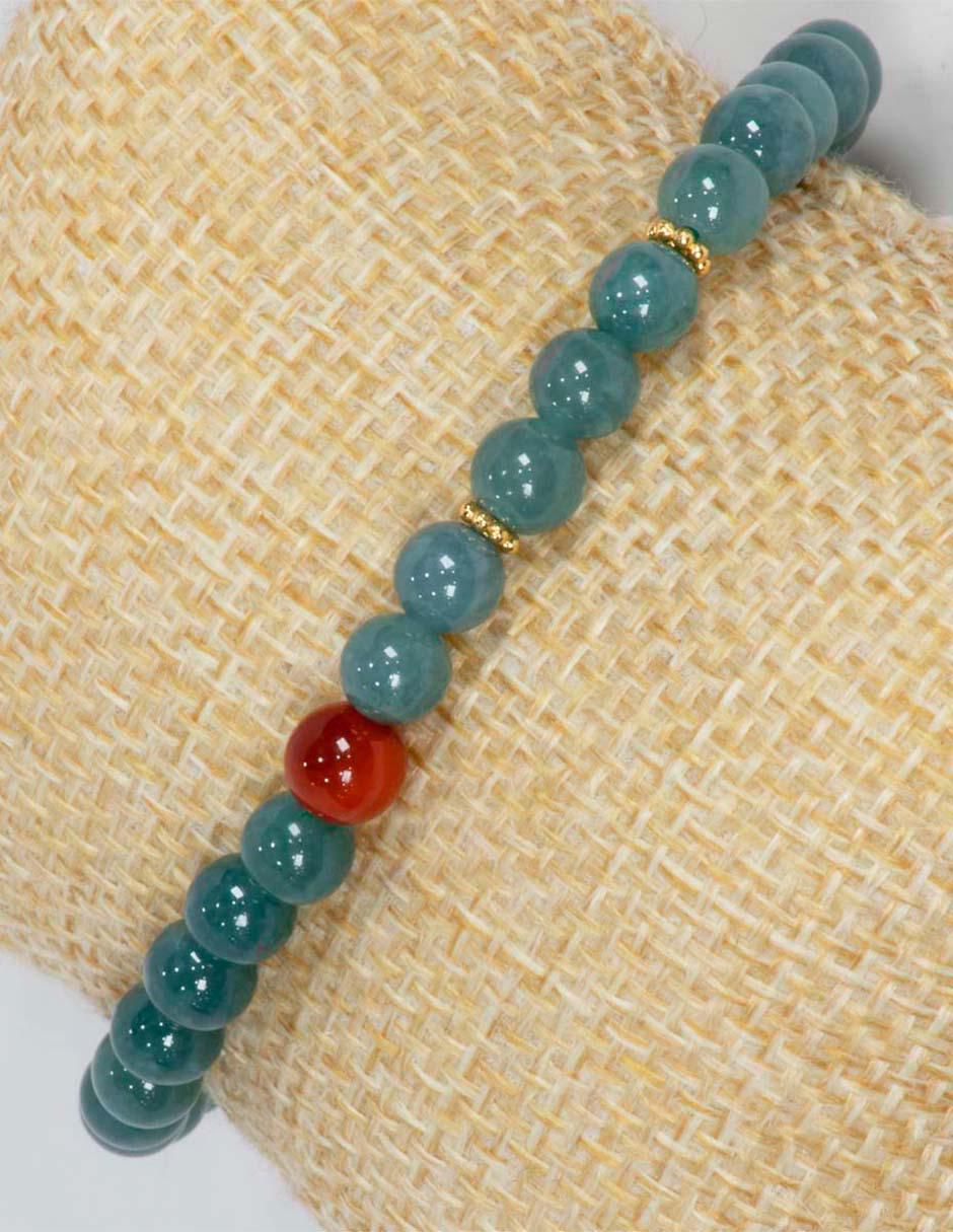 Pulsera con jade Nanijang Armonía acabado pulido 5