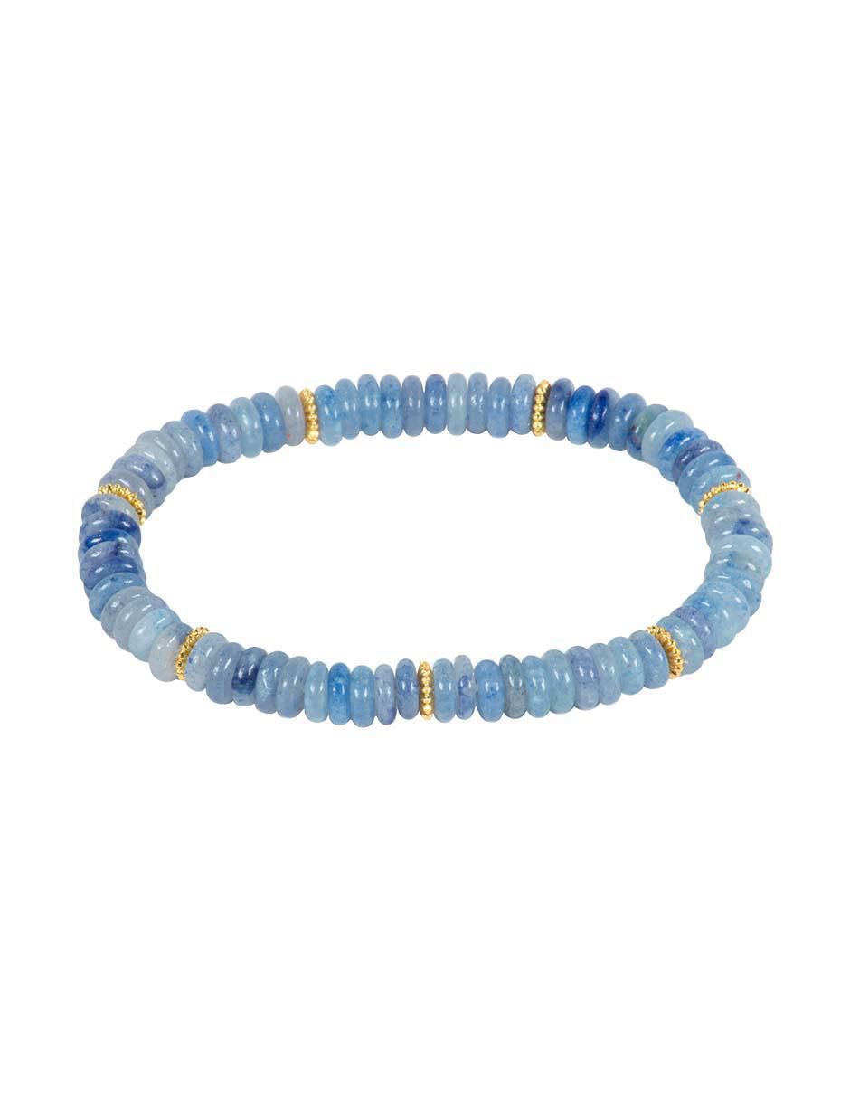 Pulsera con dumortierita Concentración acabado pulido