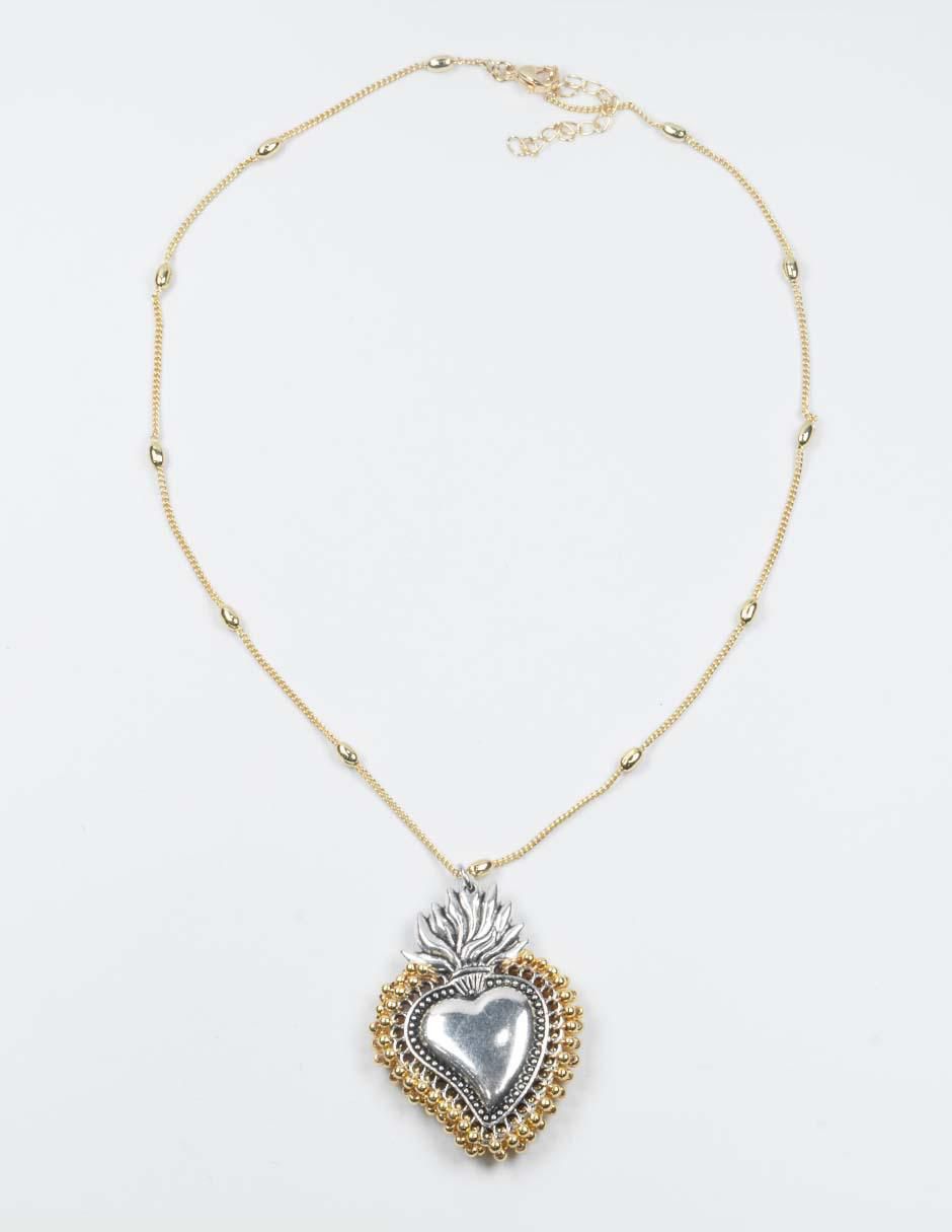 Collar corazón Milagritos 2