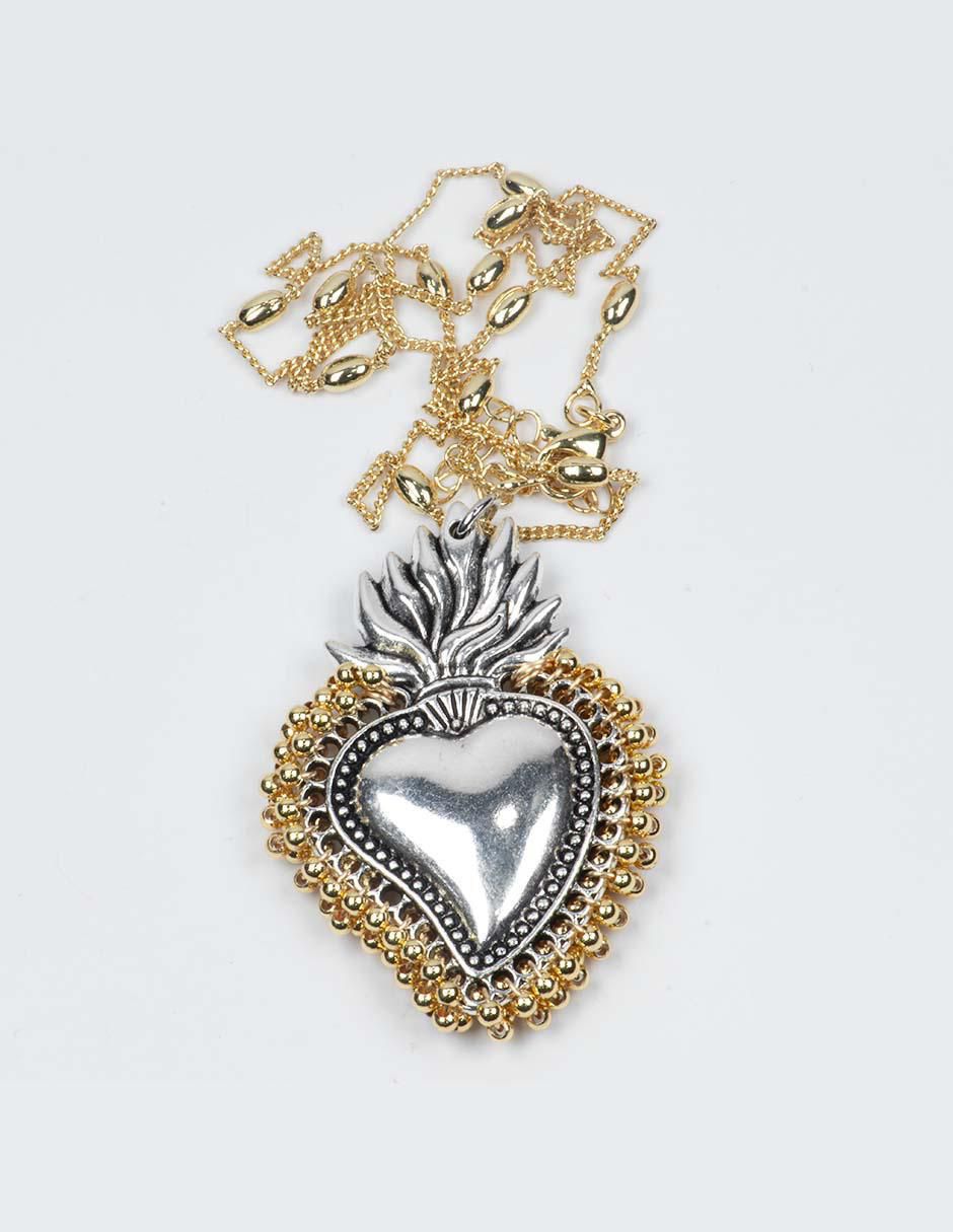 Collar corazón Milagritos 3