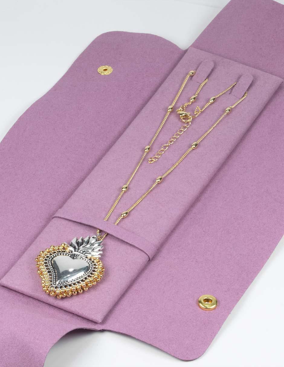 Collar corazón Milagritos 5