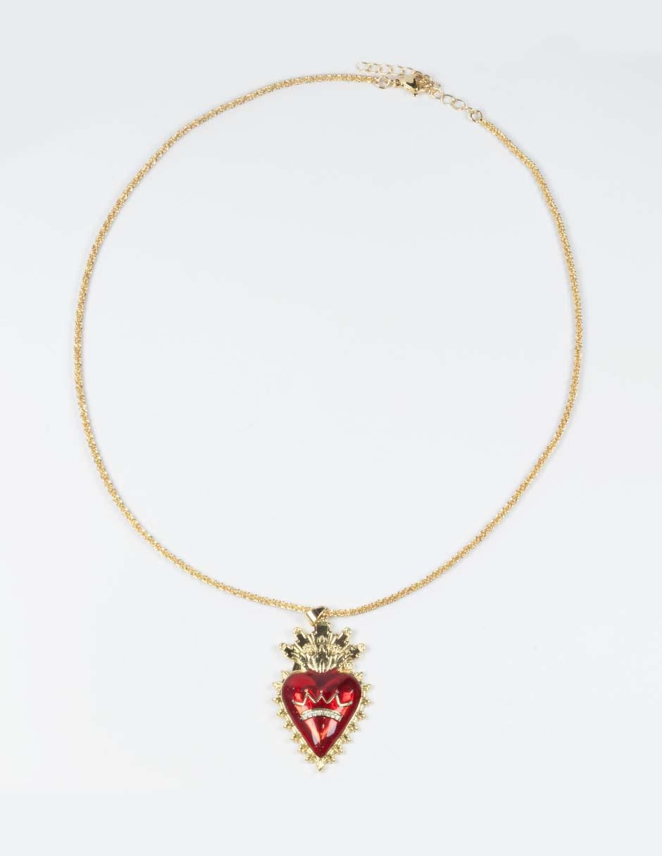 Collar corazón Milagritos 2
