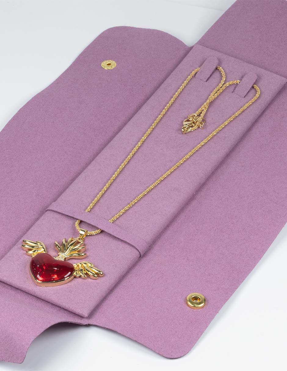 Collar corazón Fuego 6