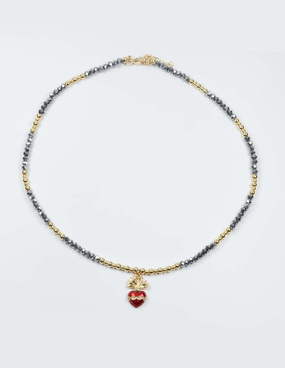Collar corazón Milagritos 2