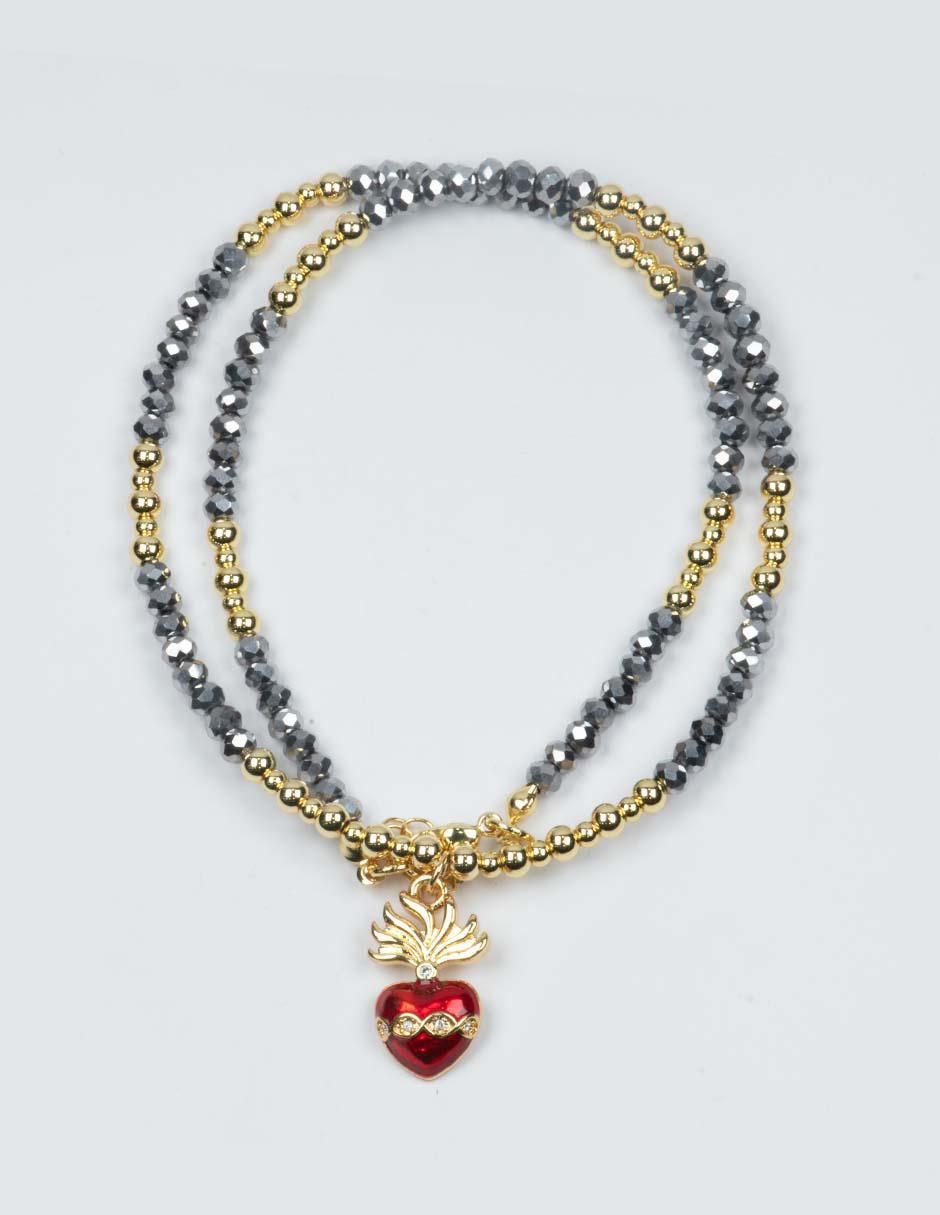 Collar corazón Milagritos 3