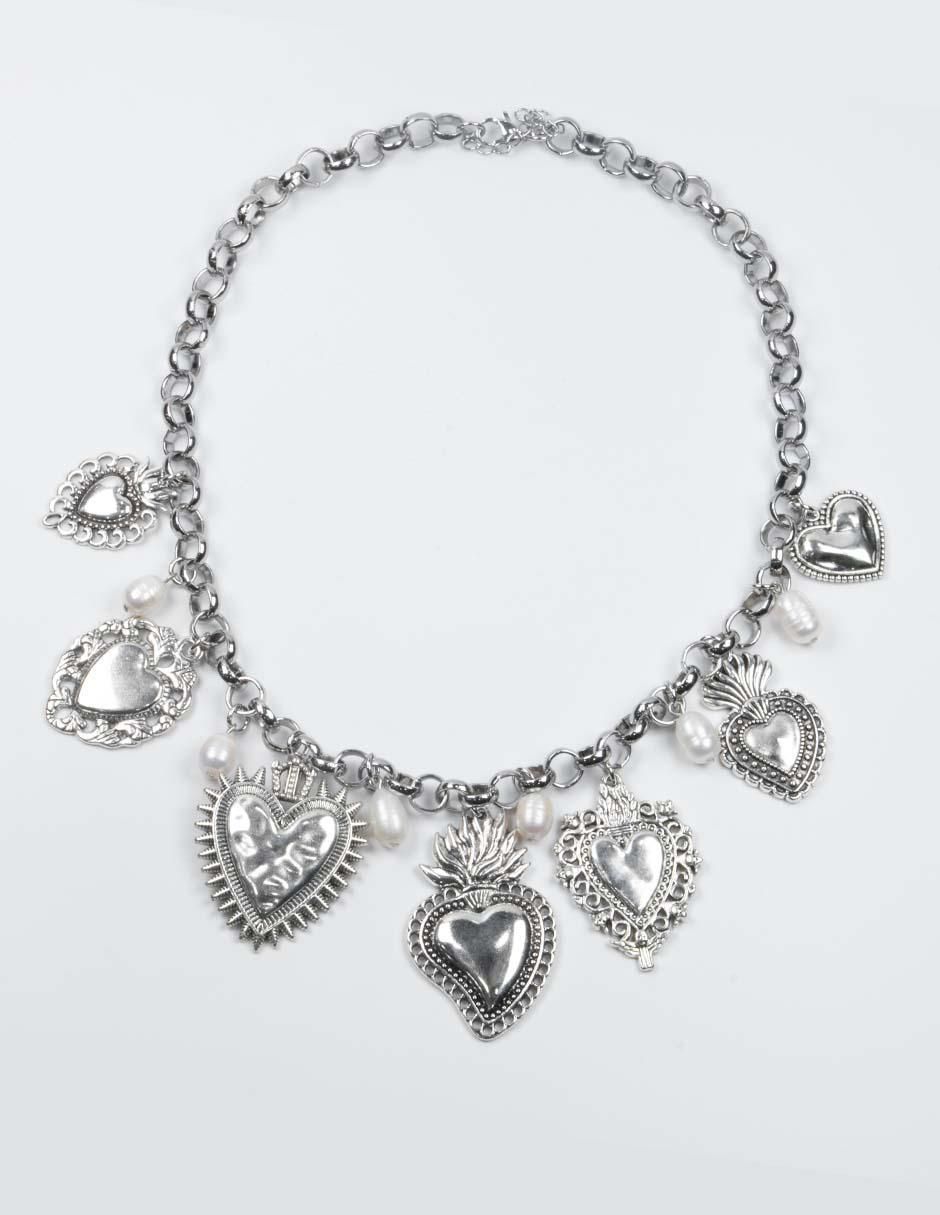 Collar corazón Milagritos 2