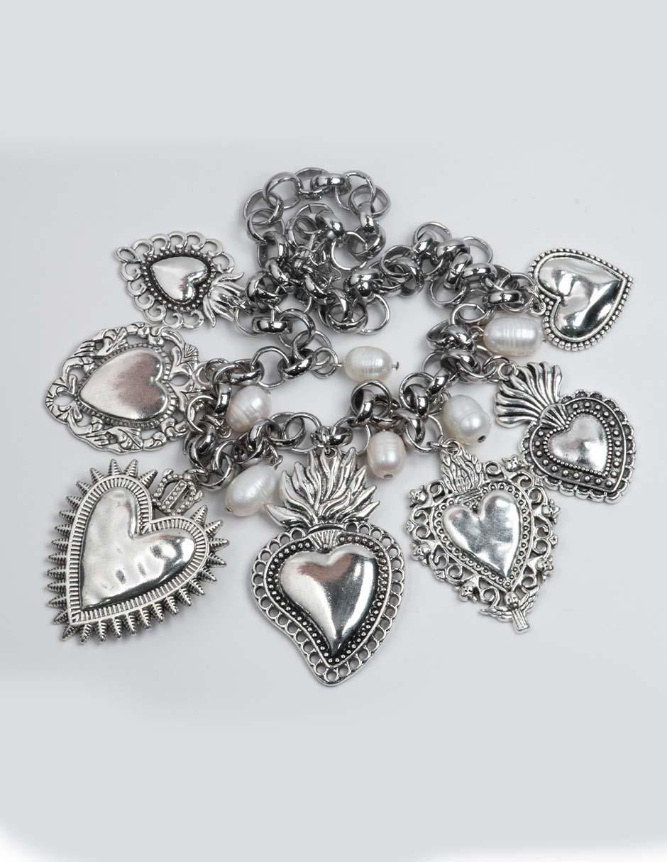 Collar corazón Milagritos 3