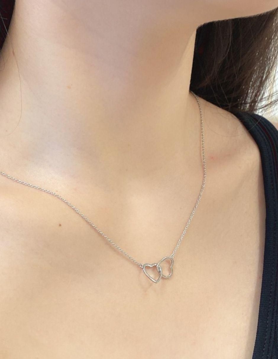 Collar corazón de plata P 925 2