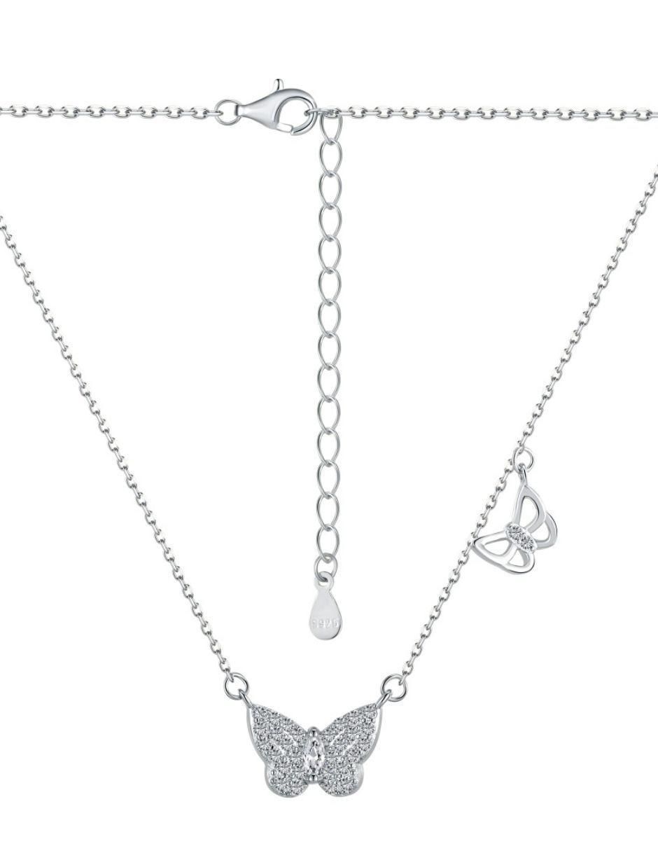 Collar mariposa Olive de plata P 925 2