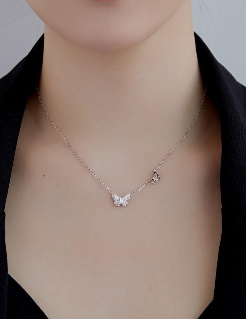 Collar mariposa Olive de plata P 925 3