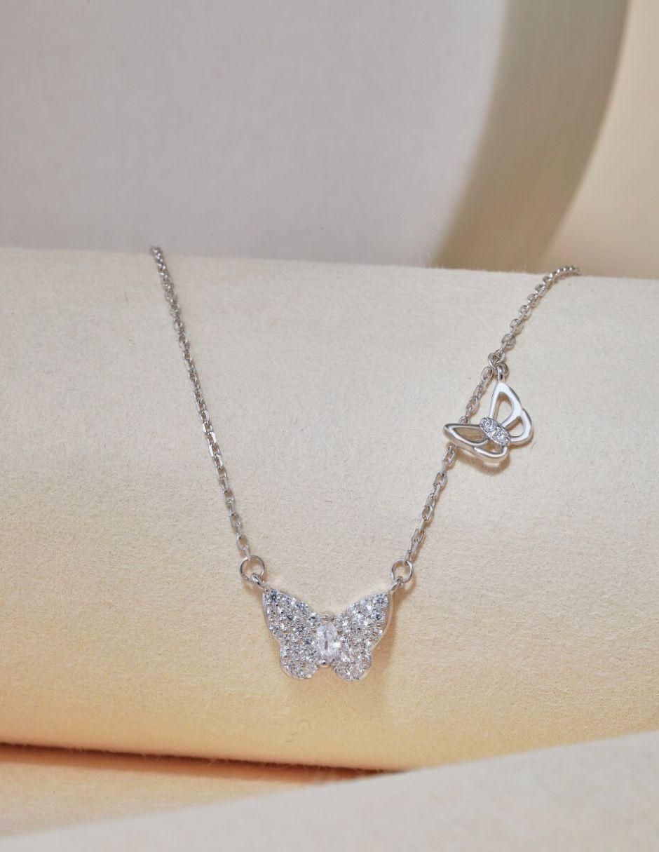Collar mariposa Olive de plata P 925 5