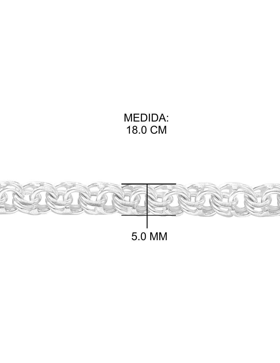 Pulsera de plata P 925 acabado pulido 5