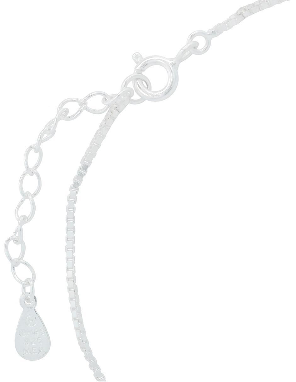 Pulsera de plata con zirconia P 925 acabado pulido 3