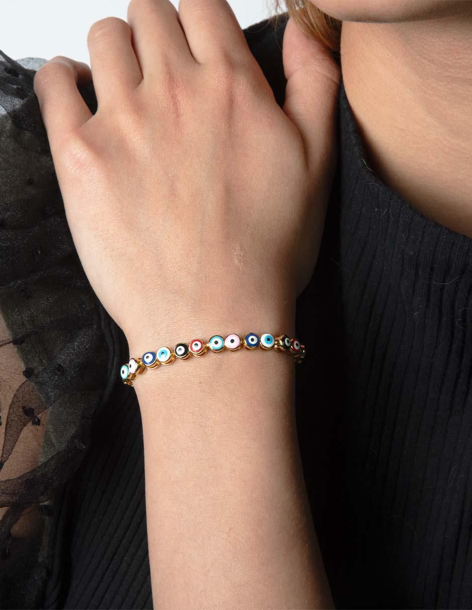 Pulsera Alicia acabado baño de oro 14 K 3