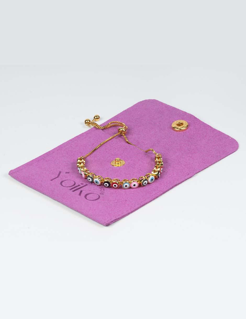 Pulsera Alicia acabado baño de oro 14 K 4