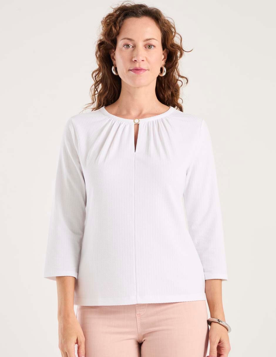 Blusa manga 3/4 para mujer 1