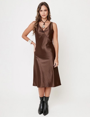 Vestido midi casual ekleggen para mujer Vestido midi casual ekleggen para mujer