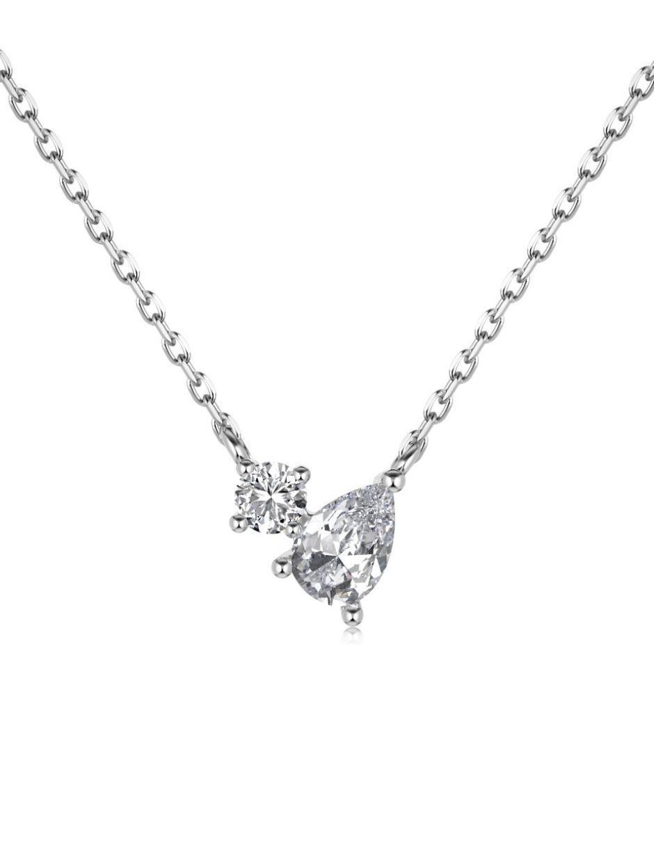 Collar de gota Florence de plata P 925 Collar de gota Florence de plata P 925