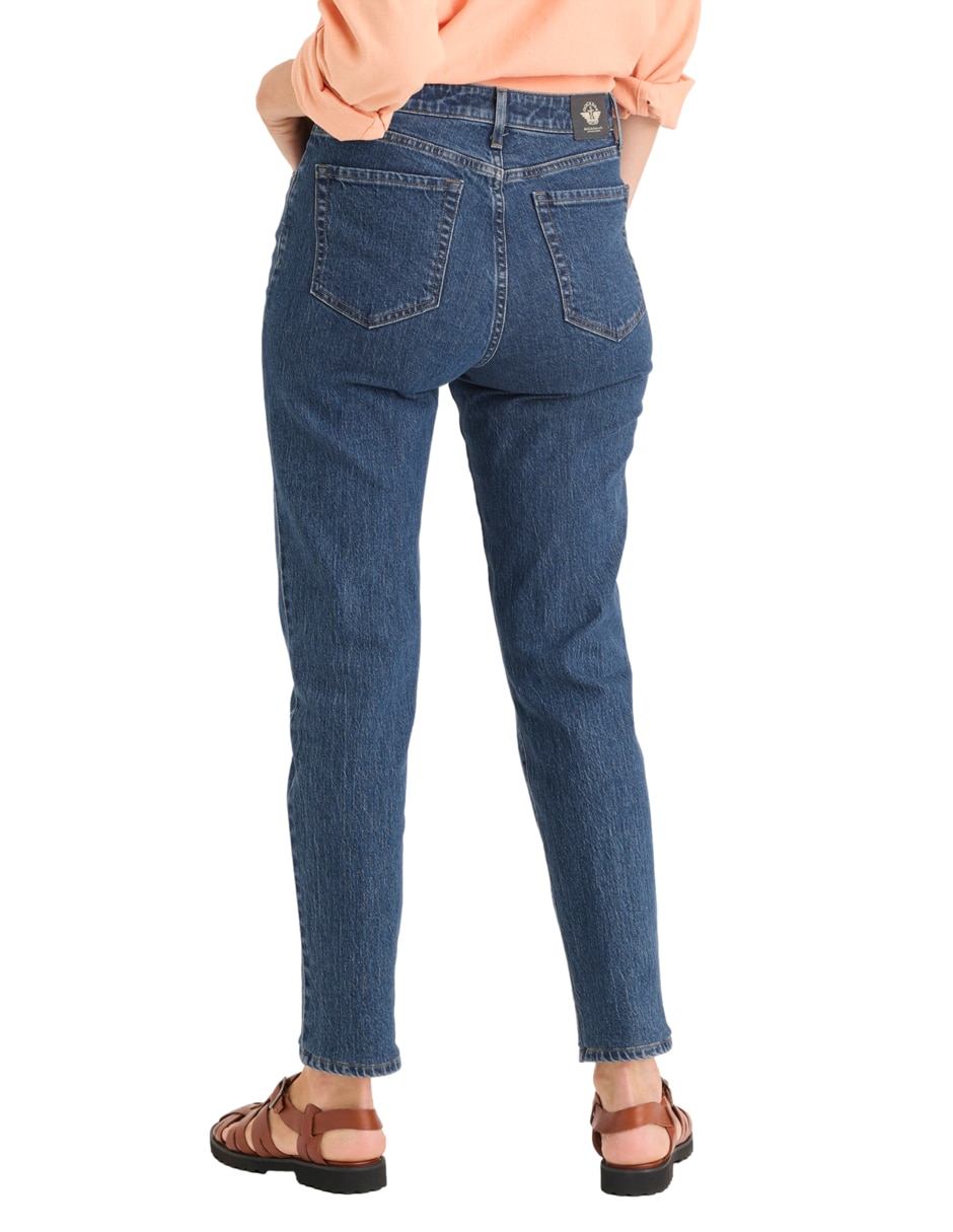 Jeans slim Minna 5 Pocket High Slim corte cintura alta para mujer 3