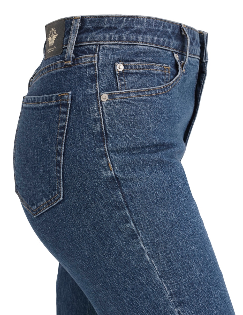 Jeans slim Minna 5 Pocket High Slim corte cintura alta para mujer 5