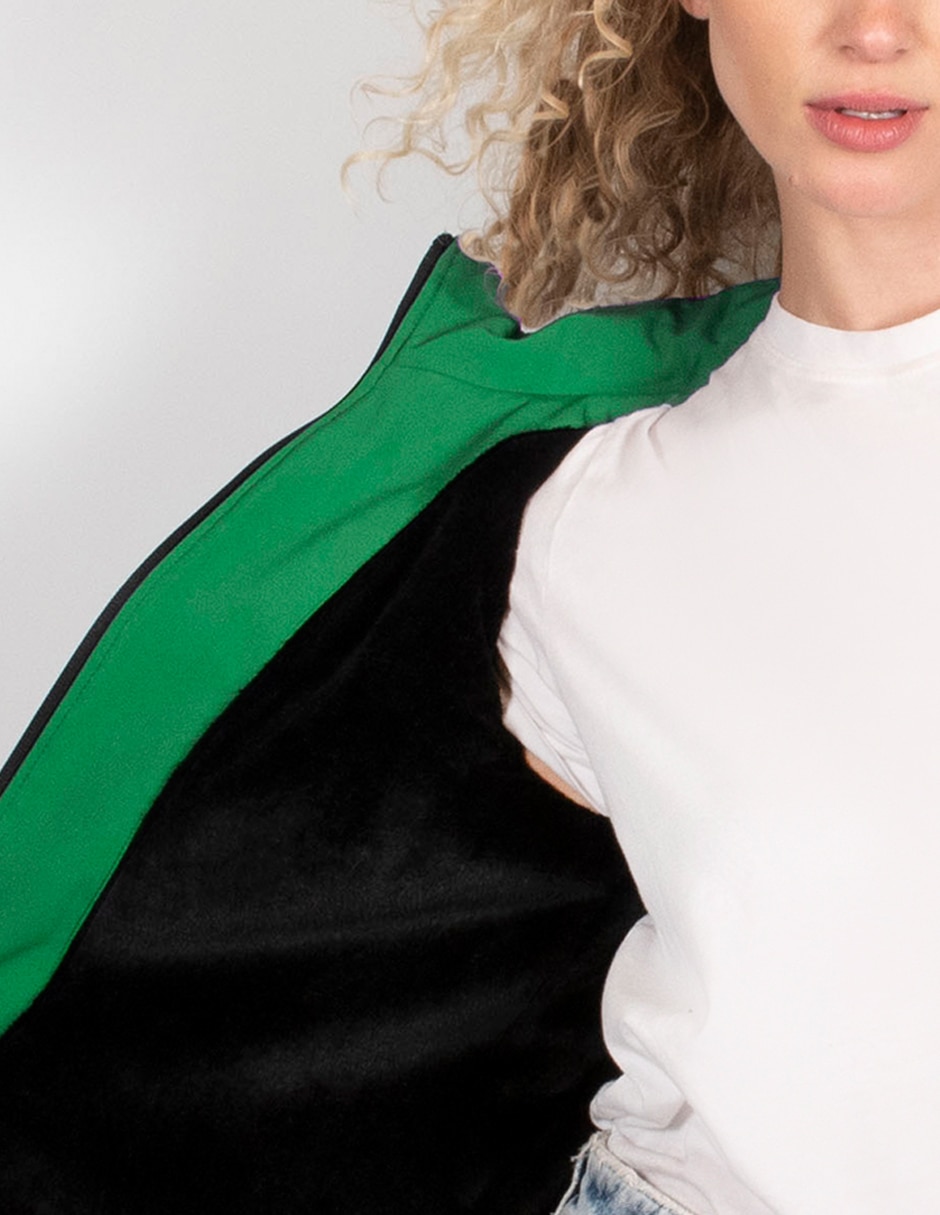 Chamarra parka impermeable para mujer 4