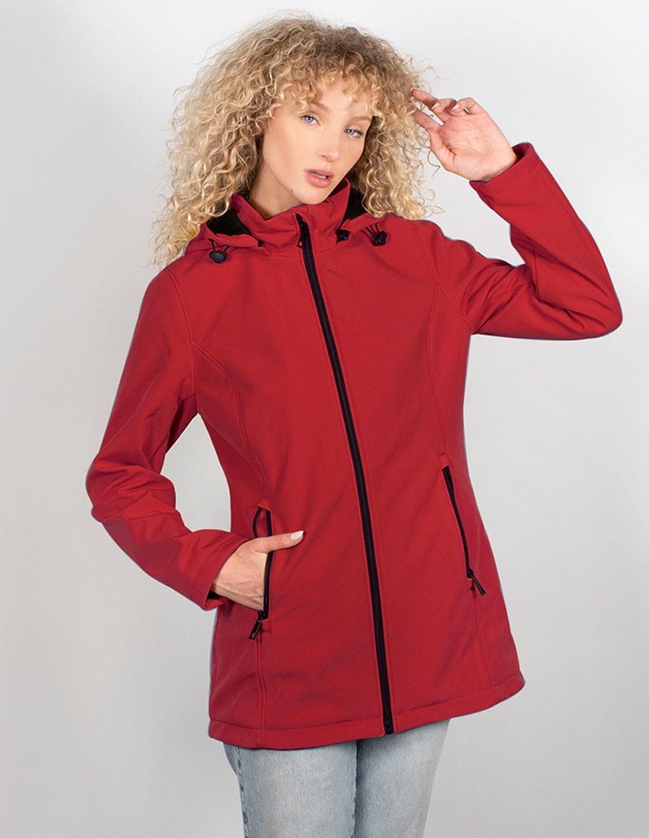 Chamarra parka impermeable para mujer