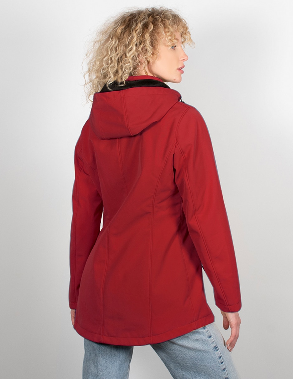 Chamarra parka impermeable para mujer 5