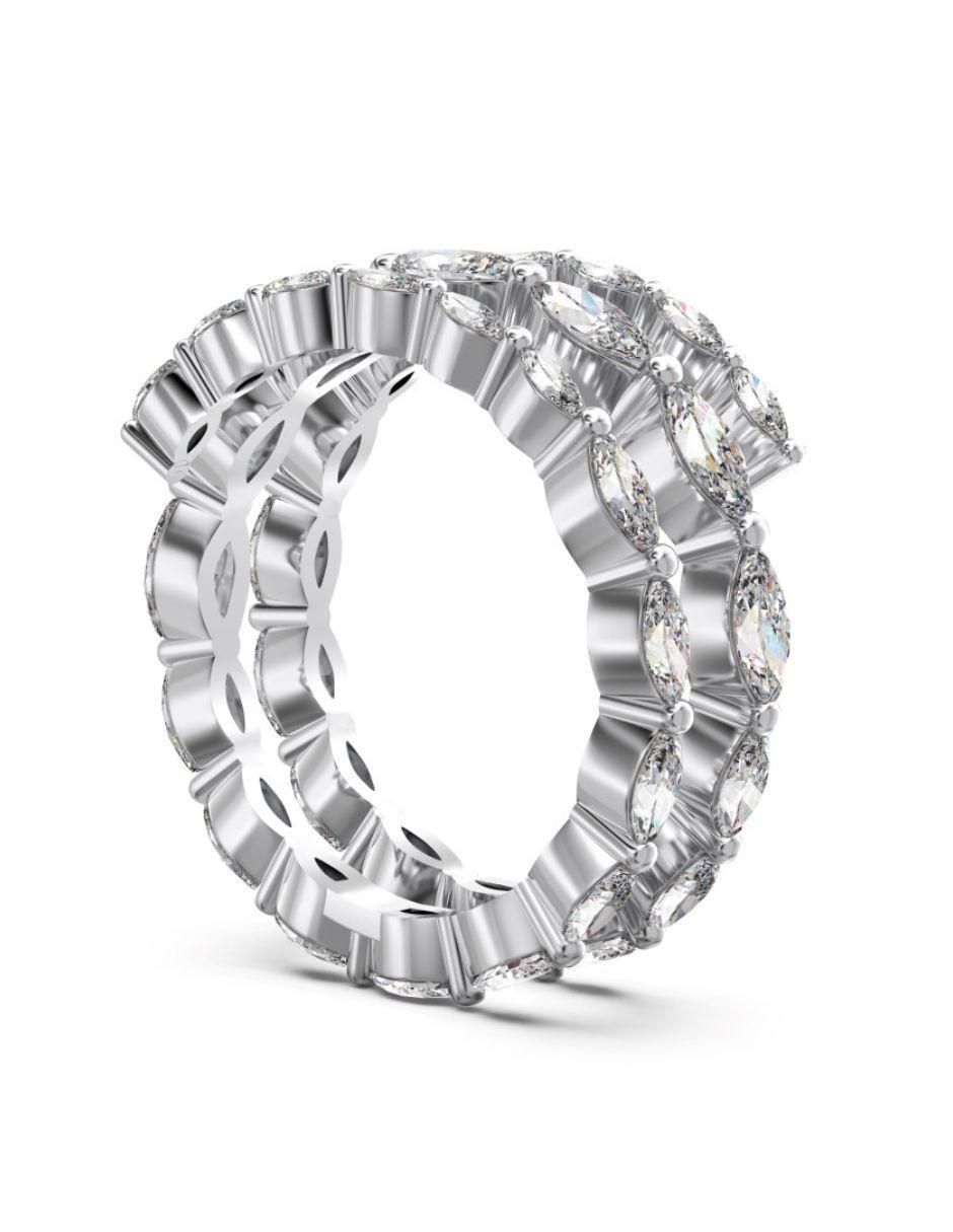 Anillo Haruhi P 925 de plata zirconia baño de rodio 5