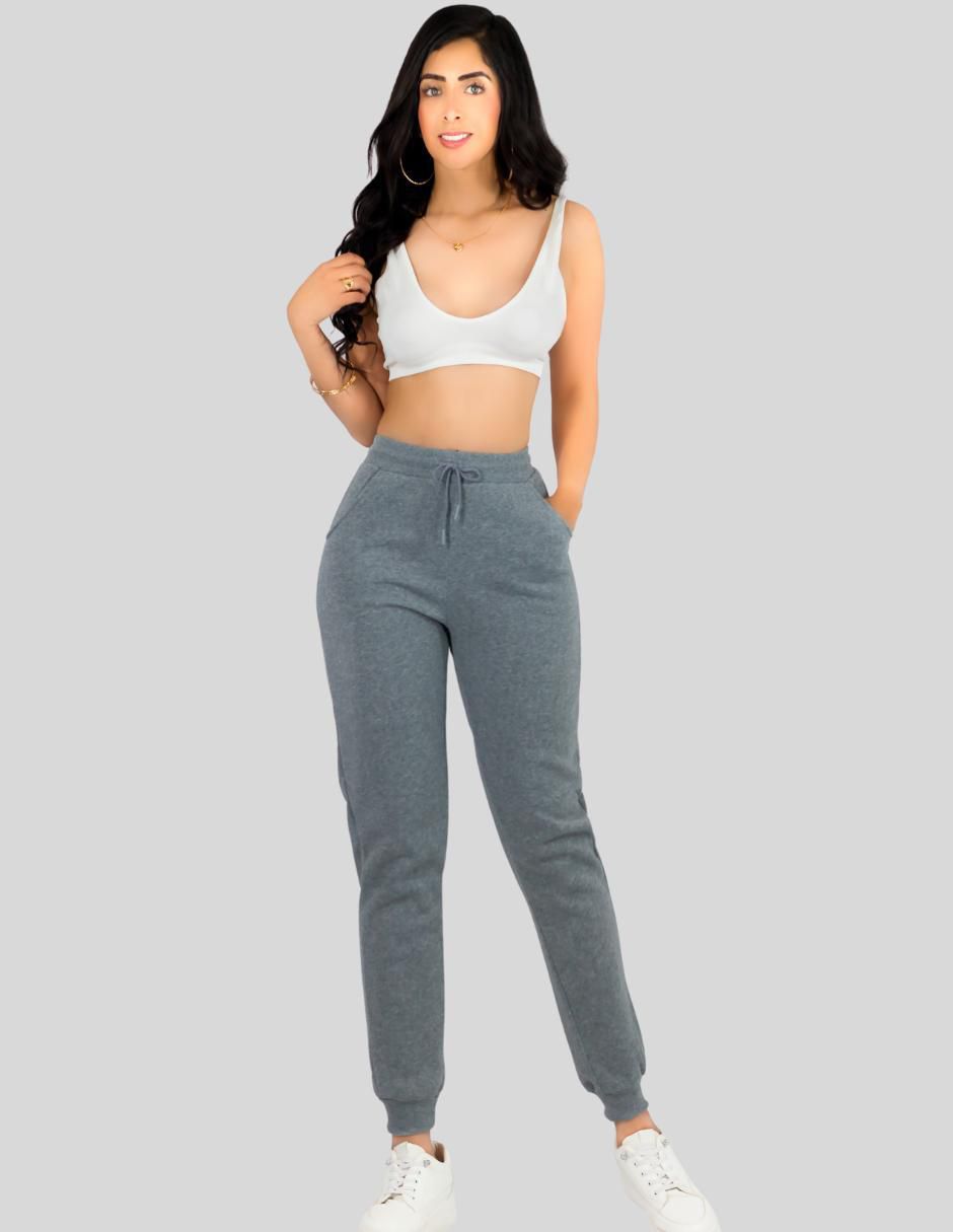 Pants regular con agujeta para mujer 5