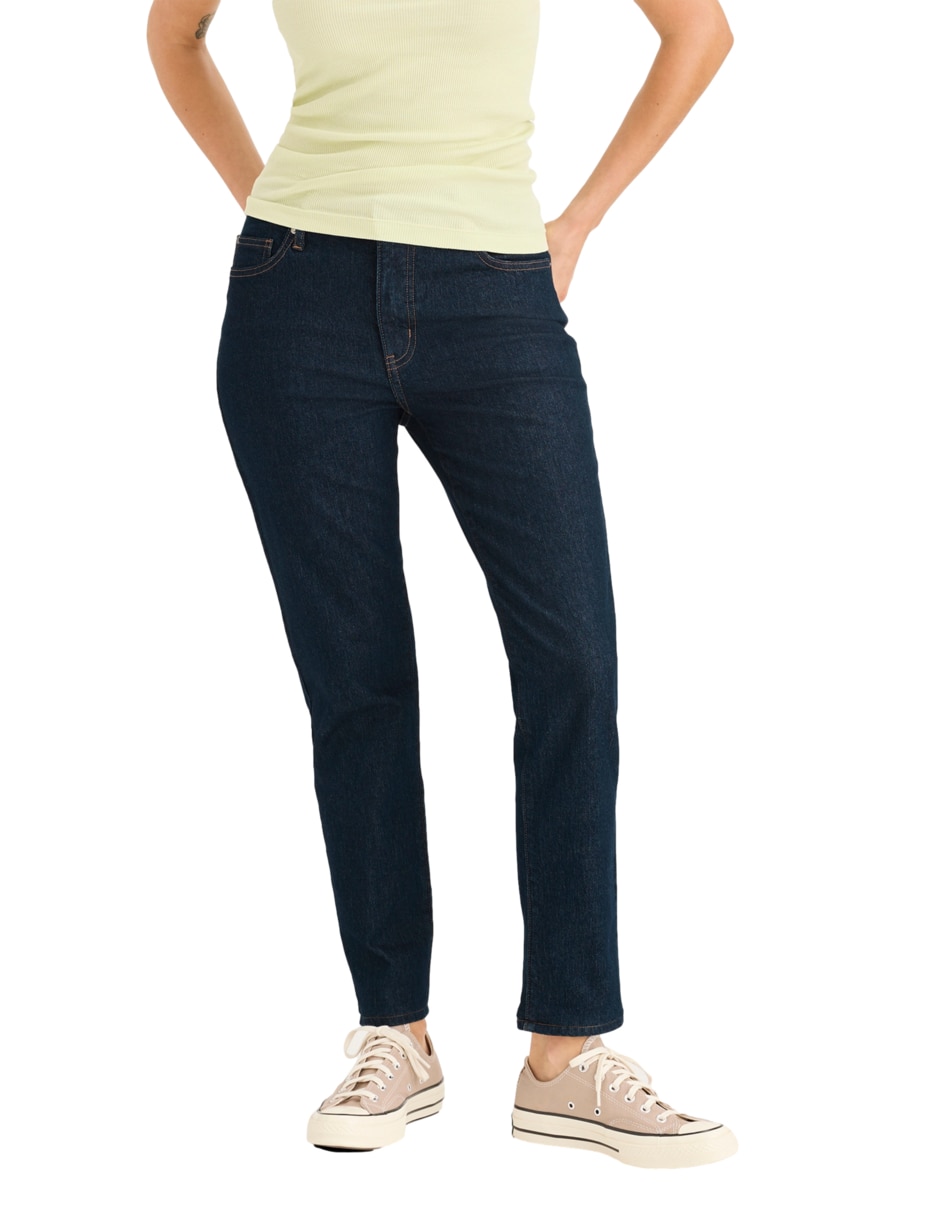 Jeans slim Minna 5 Pocket corte cintura alta para mujer 2