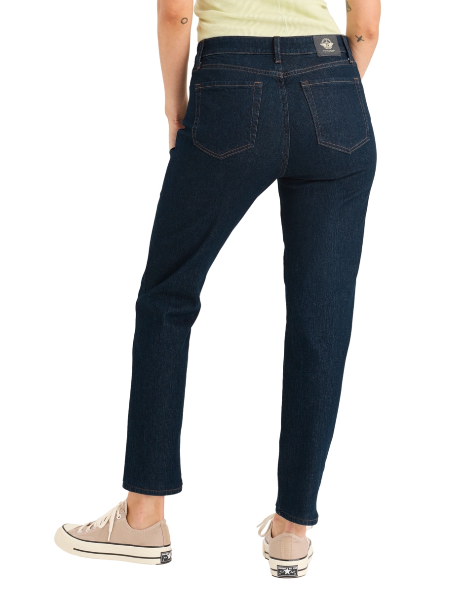 Jeans slim Minna 5 Pocket corte cintura alta para mujer 3