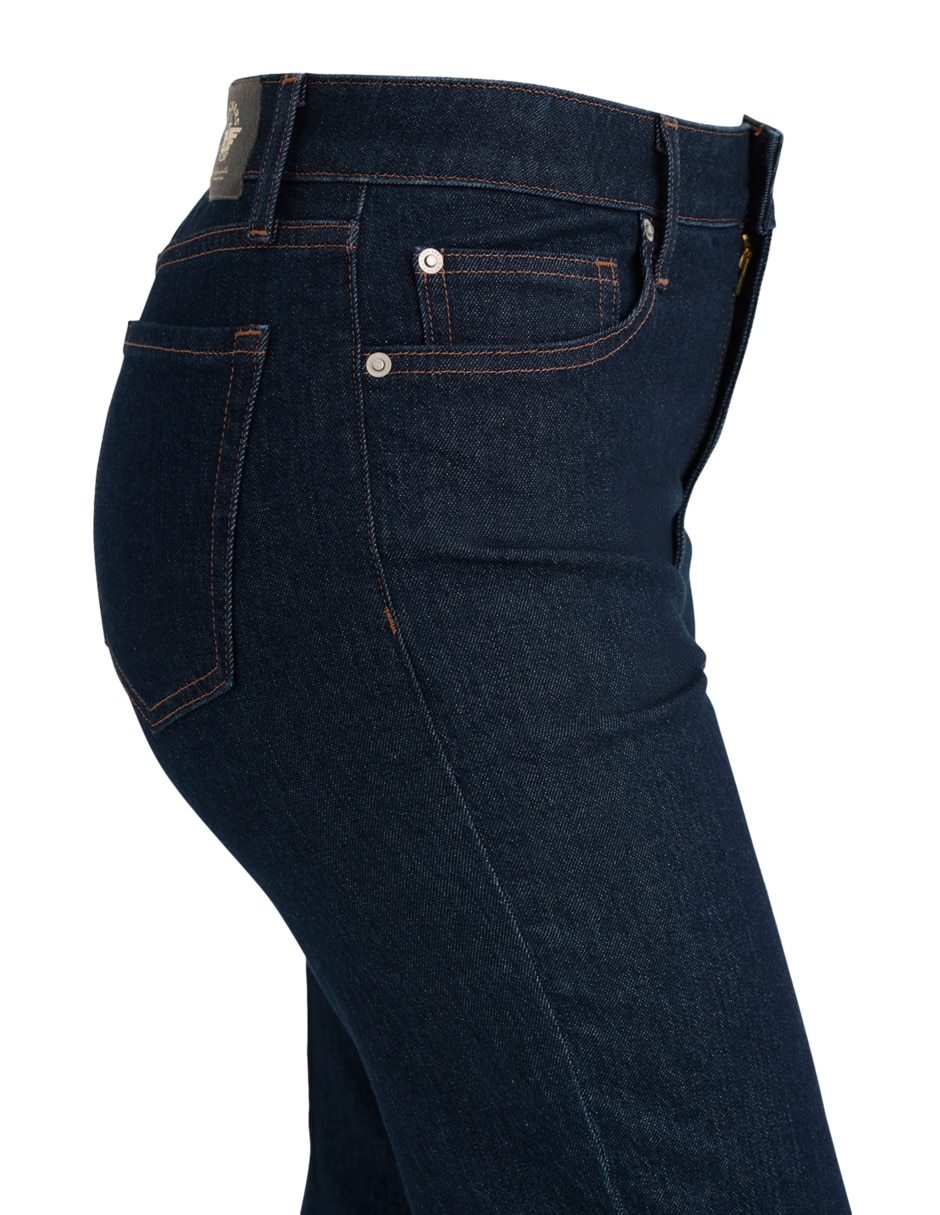 Jeans slim Minna 5 Pocket corte cintura alta para mujer 4
