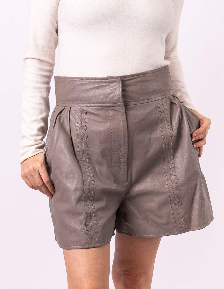 Short de piel para mujer Short de piel para mujer