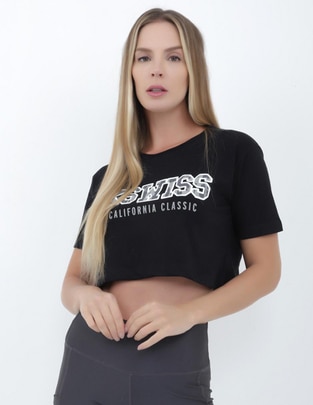 Playera manga corta cuello redondo para mujer Playera manga corta cuello redondo para mujer