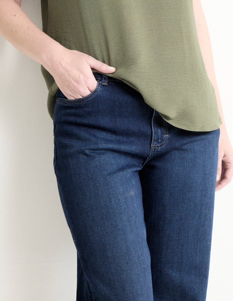 Jeans wide leg para mujer 2