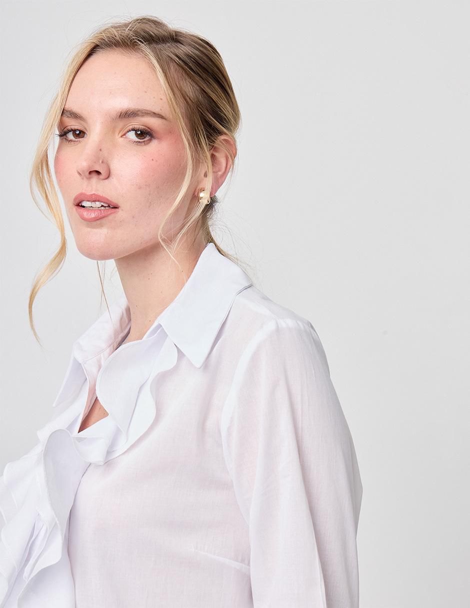 Blusa Morethanangels manga larga para mujer