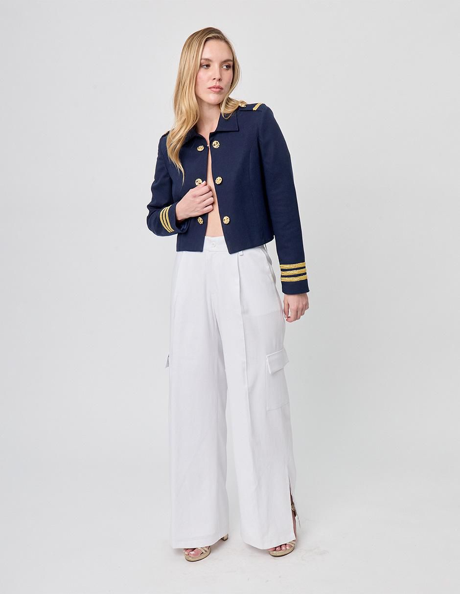 Pantalón cargo relajado para mujer 9