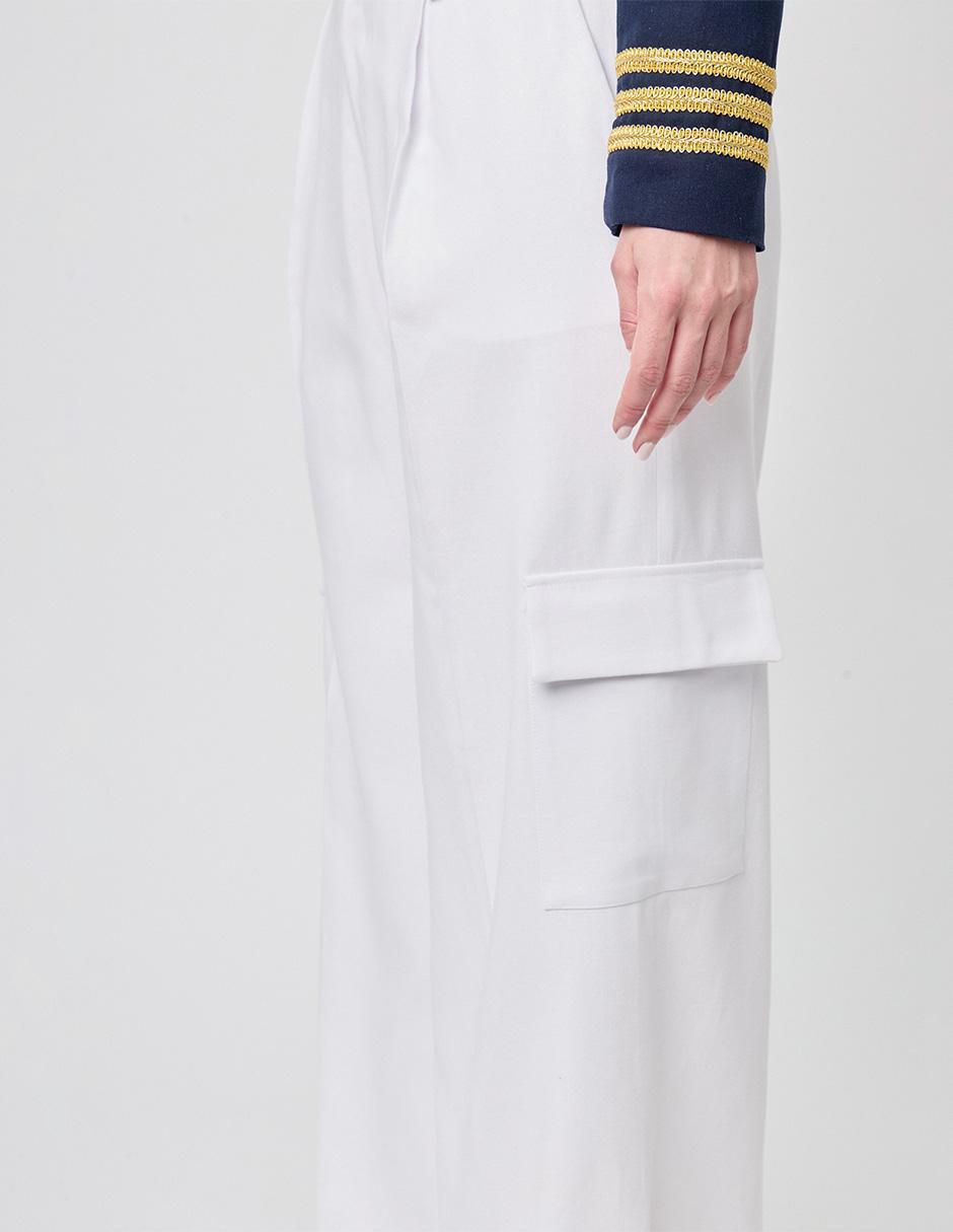 Pantalón cargo relajado para mujer 4