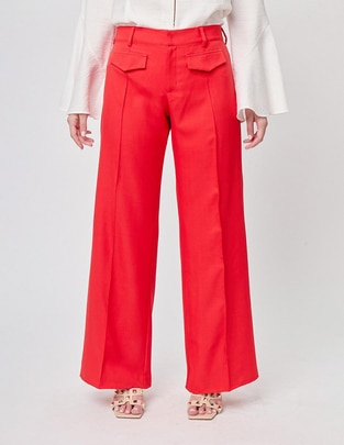 Pantalón de vestir relajado para mujer Pantalón de vestir relajado para mujer