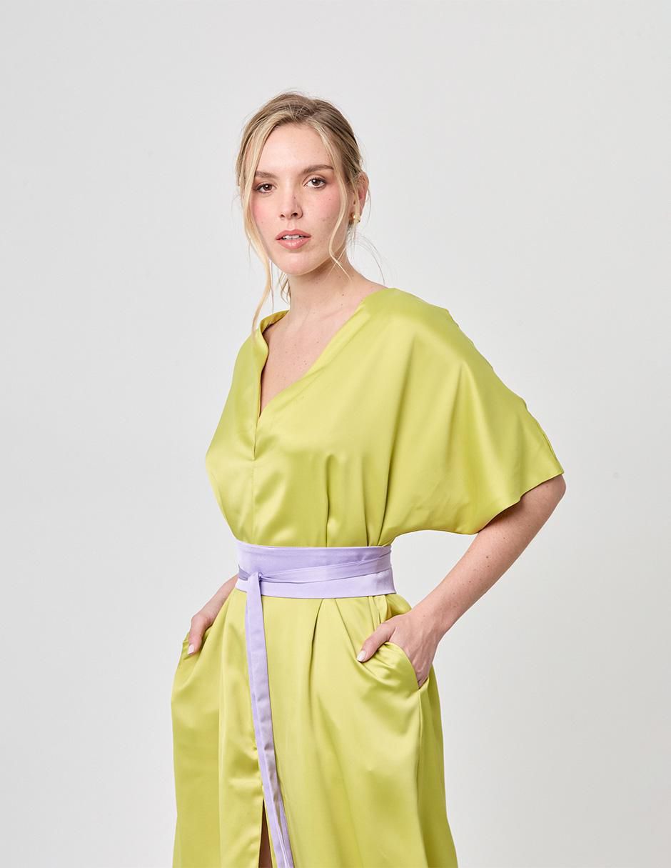 Vestido midi formal paixao para mujer 9