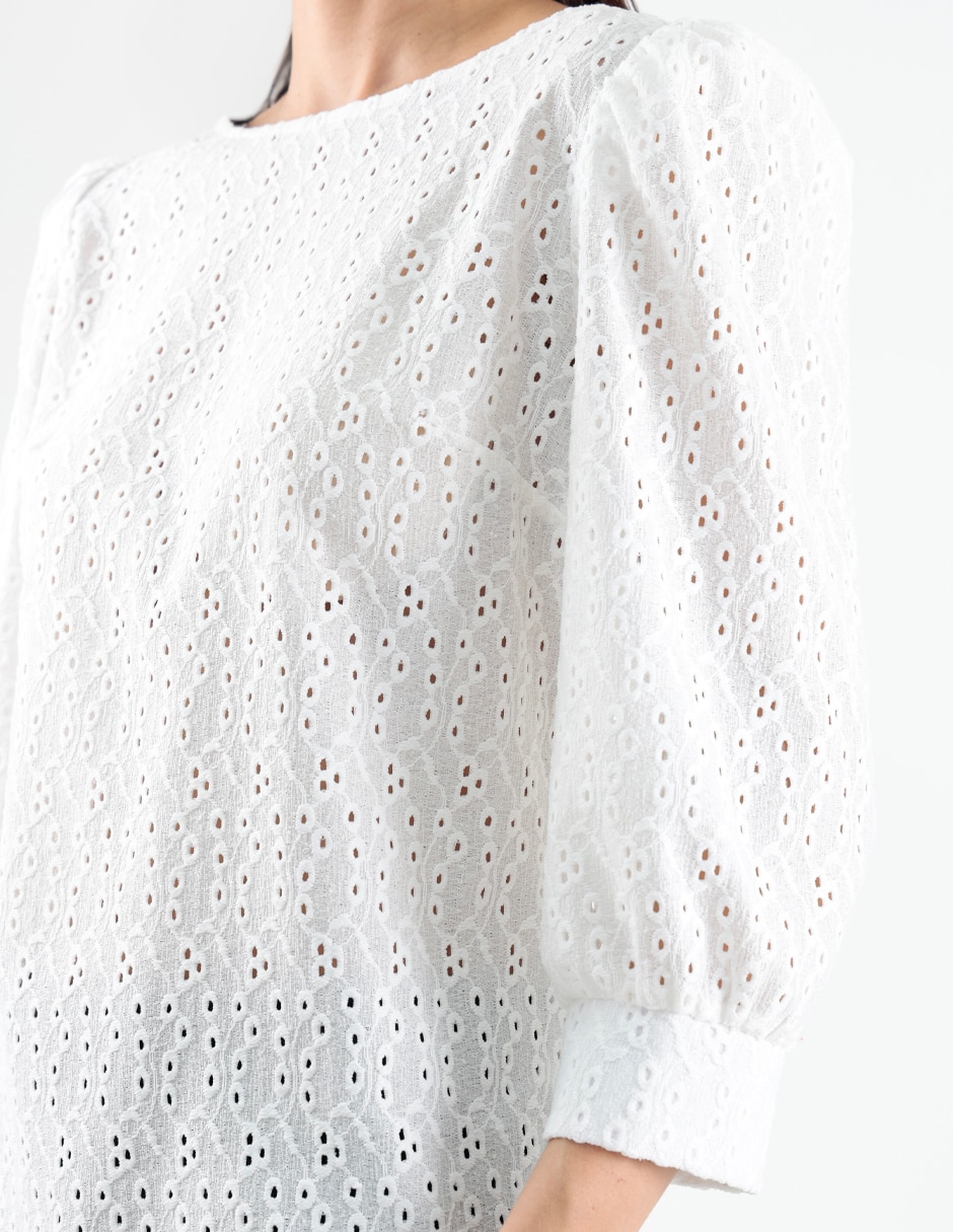 Blusa Trinity manga 3/4 para mujer