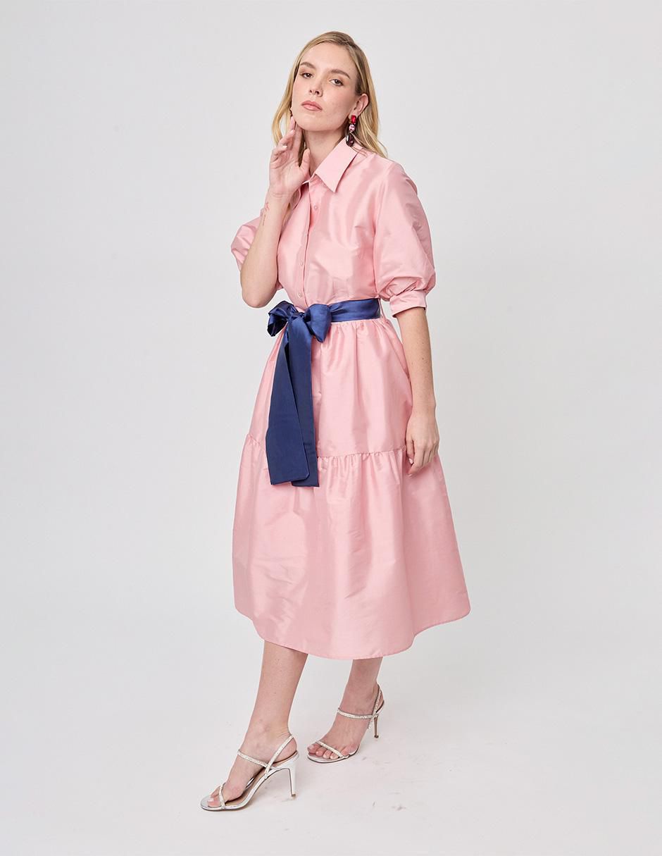 Vestido midi formal paixao para mujer